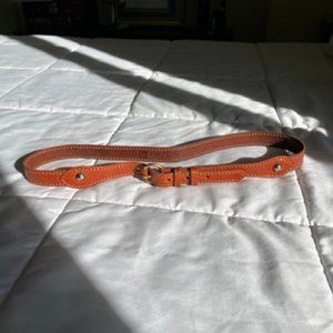 LINEA PELLE Genuine Leather Belt, Tan, 32"-36"